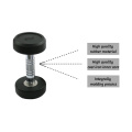 Wholesale Fixed Round Head CPU coated Gym Dumbbells